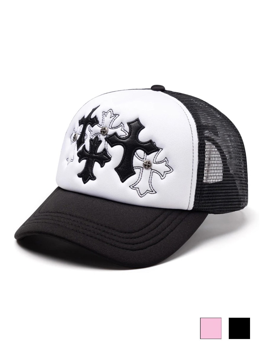 【SUPPLIER】Multiple Cross Mesh Cap