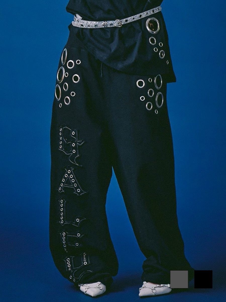 【GALFY】穴あきPUNCH スウェット / 【ガルフィー】穴あきPUNCH スウェット