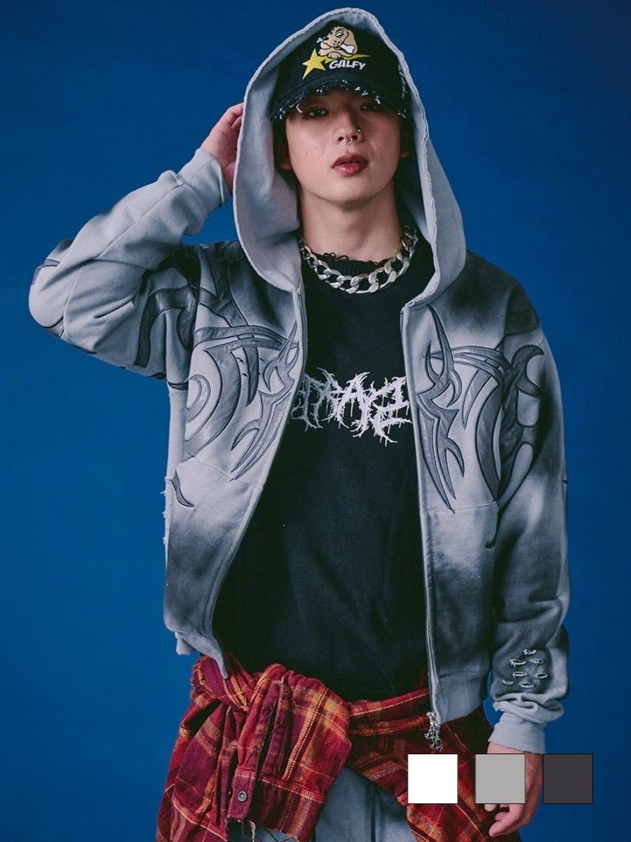 【GALFY】汚れ部族パーカー / 【ガルフィー】汚れ部族パーカー