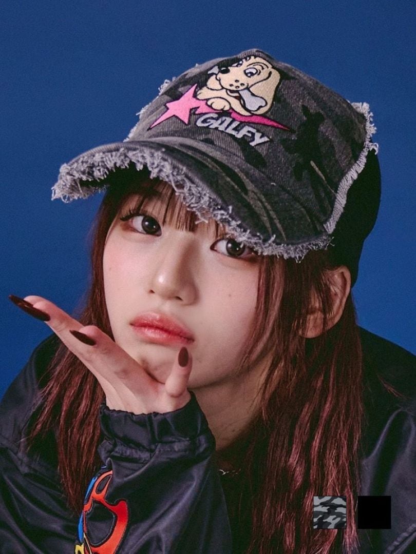 【GALFY】星のわんちゃんボロボロCAP / 【ガルフィー】星のわんちゃんボロボロCAP