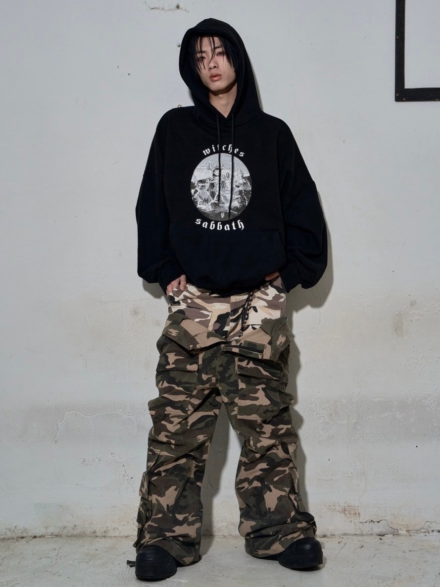 SUNDAY OFF CLUB】Witches Sabbath Heavy terry hoodie | OUR