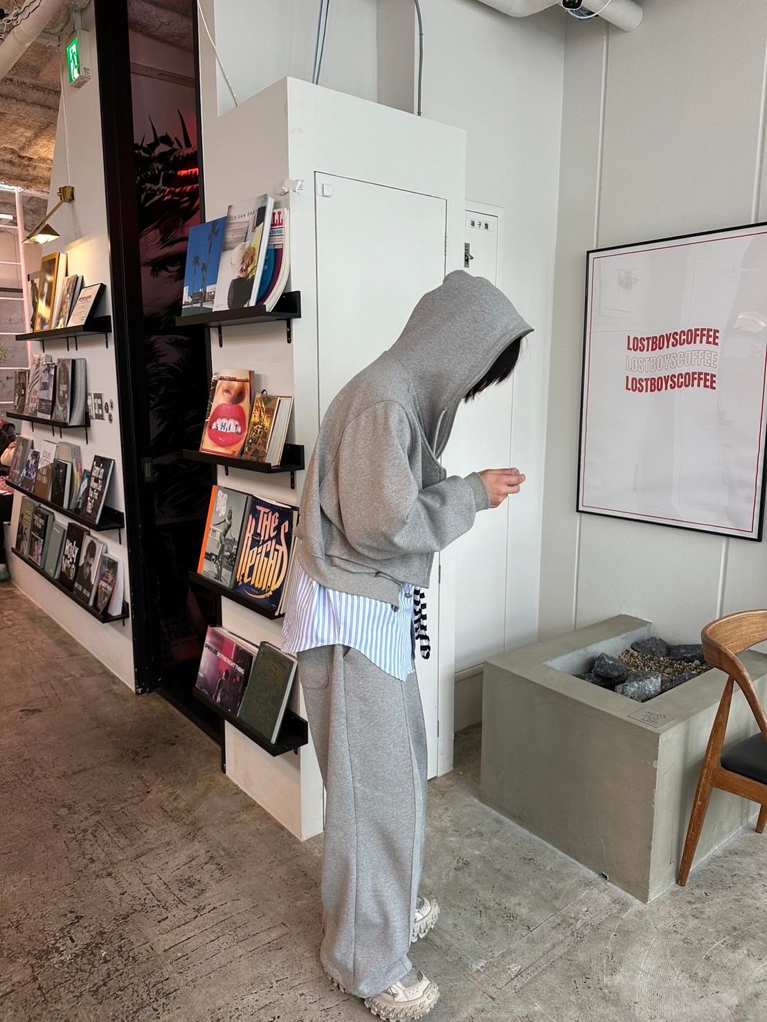 受注制【LUV CODE】center press sweat pants