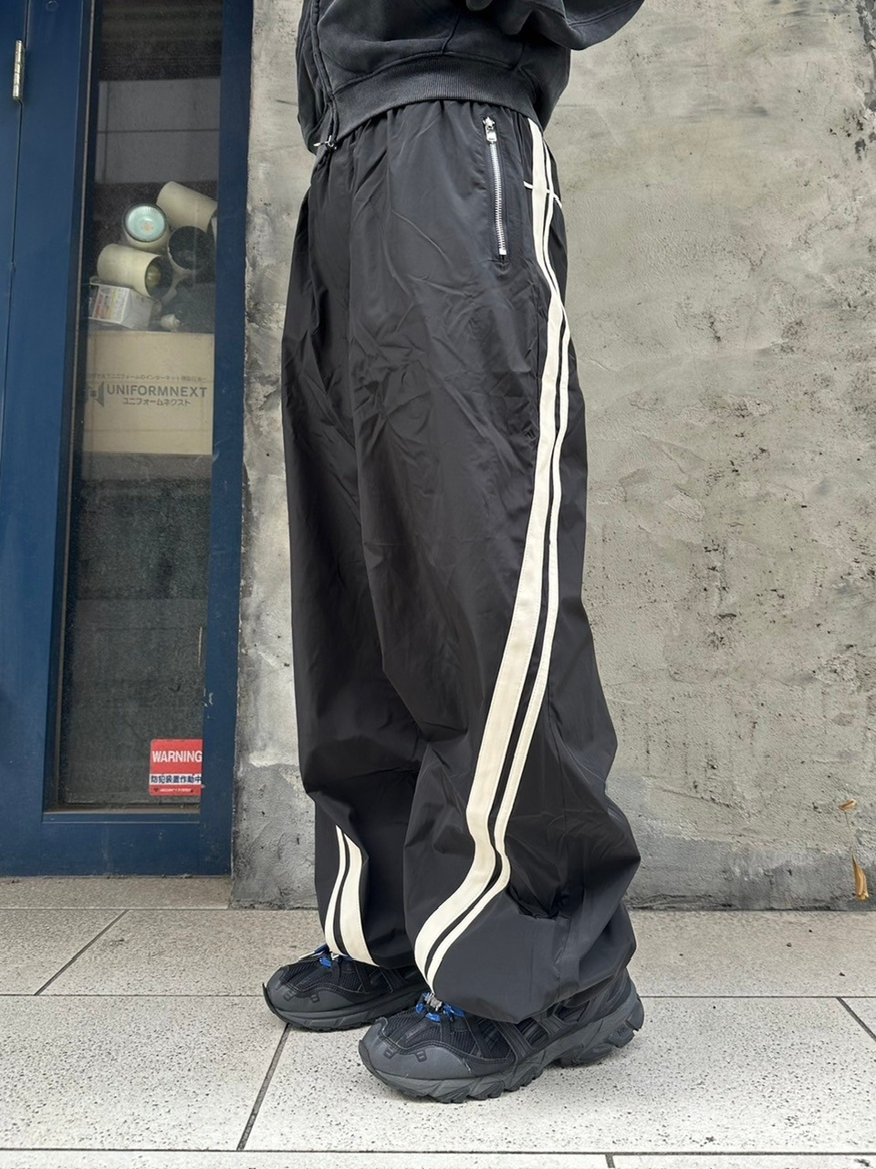 とんねるず トラックジャケット&パンツセット（BLACK）サイズＬ アディダス adidas トラックジャケット セットアップ ブラック