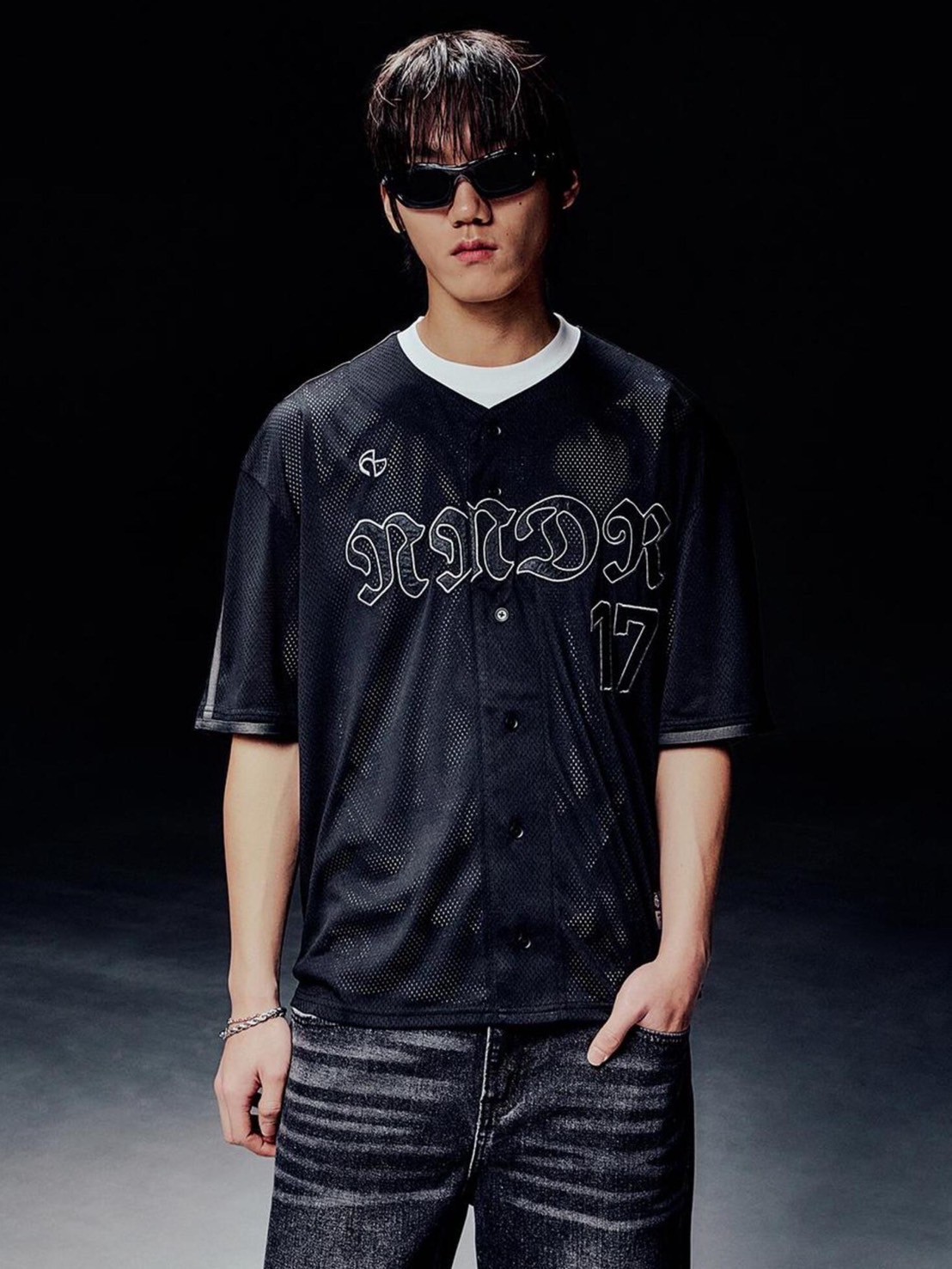 日本未入荷NOMANUALのSMOKE BALL MESH JERSEY 全2色 NOMANUAL】SMOKE BALL MESH JERSEY | OUR BRAND,NOMANUAL