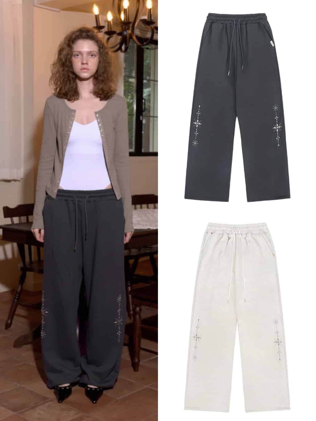 ROCK CAKE】Stone Beads 2way Jogger | OUR BRAND,ROCK CAKE ROCK CAKE】Stone Beads 2way Jogger | OUR BRAND,ROCK CAKE