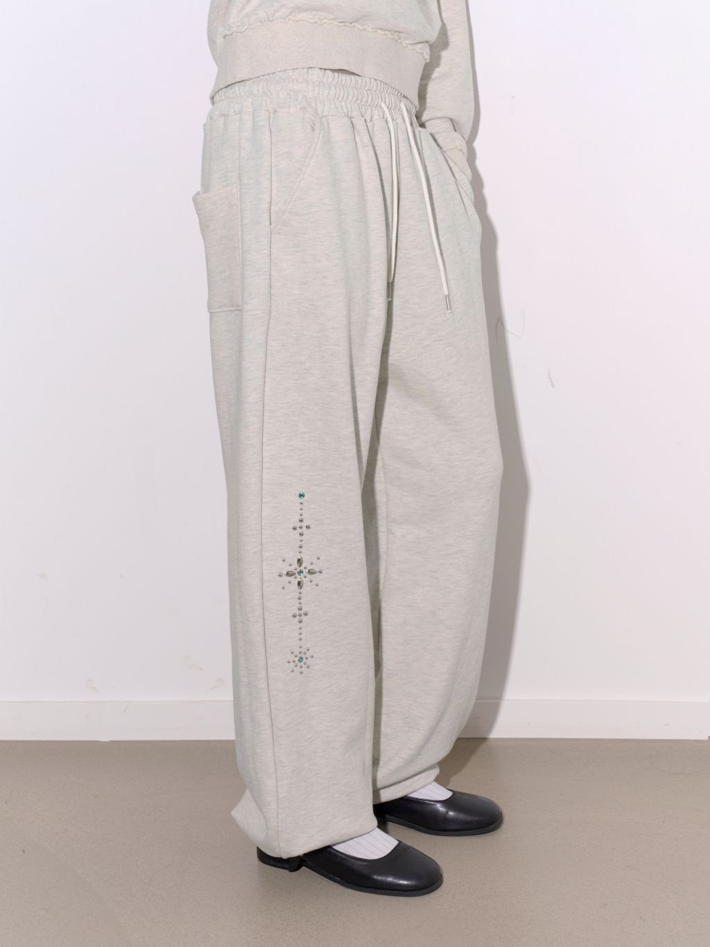 ROCK CAKE】Stone Beads 2way Jogger | OUR BRAND,ROCK CAKE