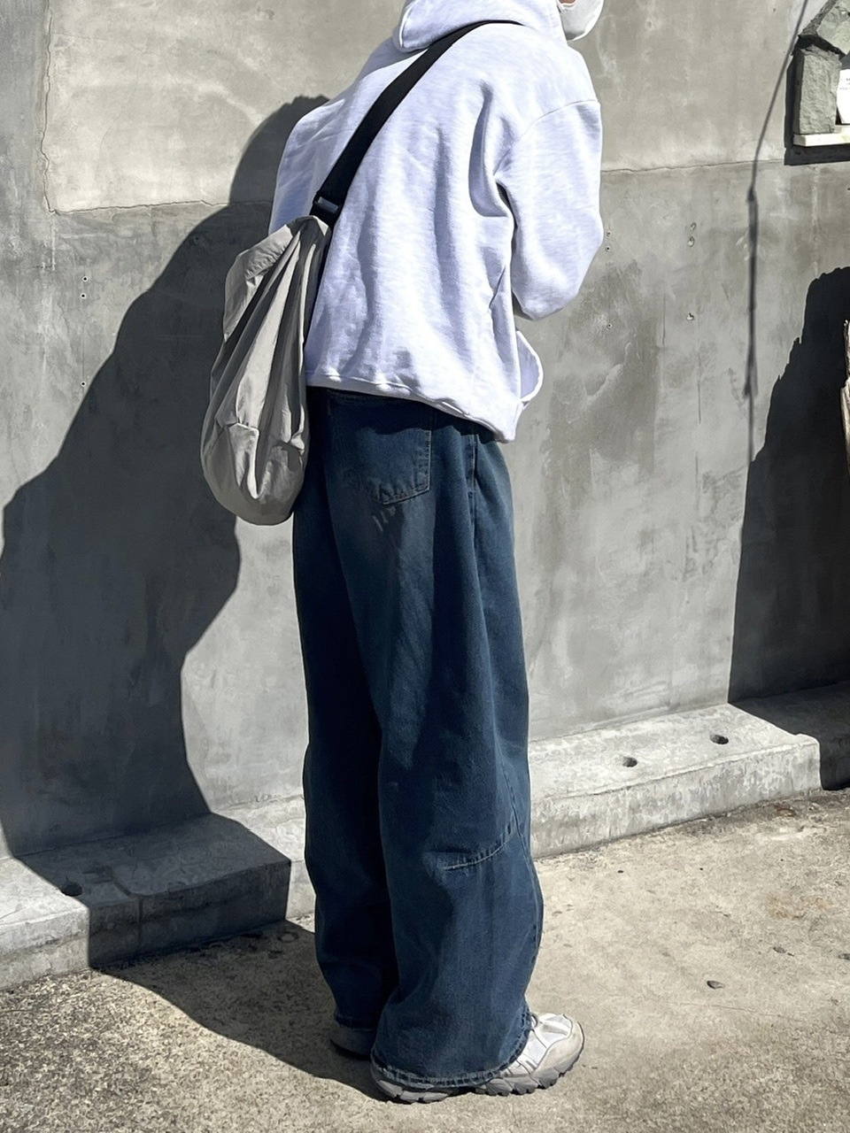 受注制【youll】denim wide pants (2color)