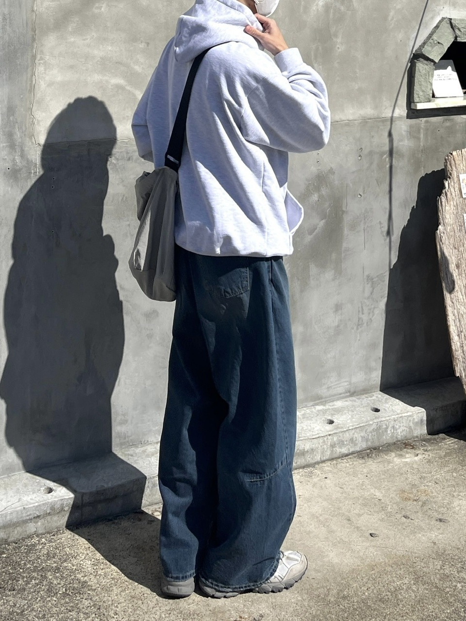 受注制【youll】denim wide pants (2color)