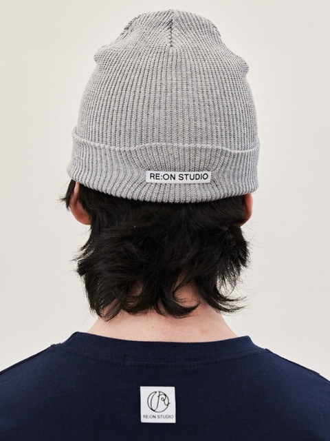 【RE:ON STUDIO】REON LOGO COTTON BEANIE