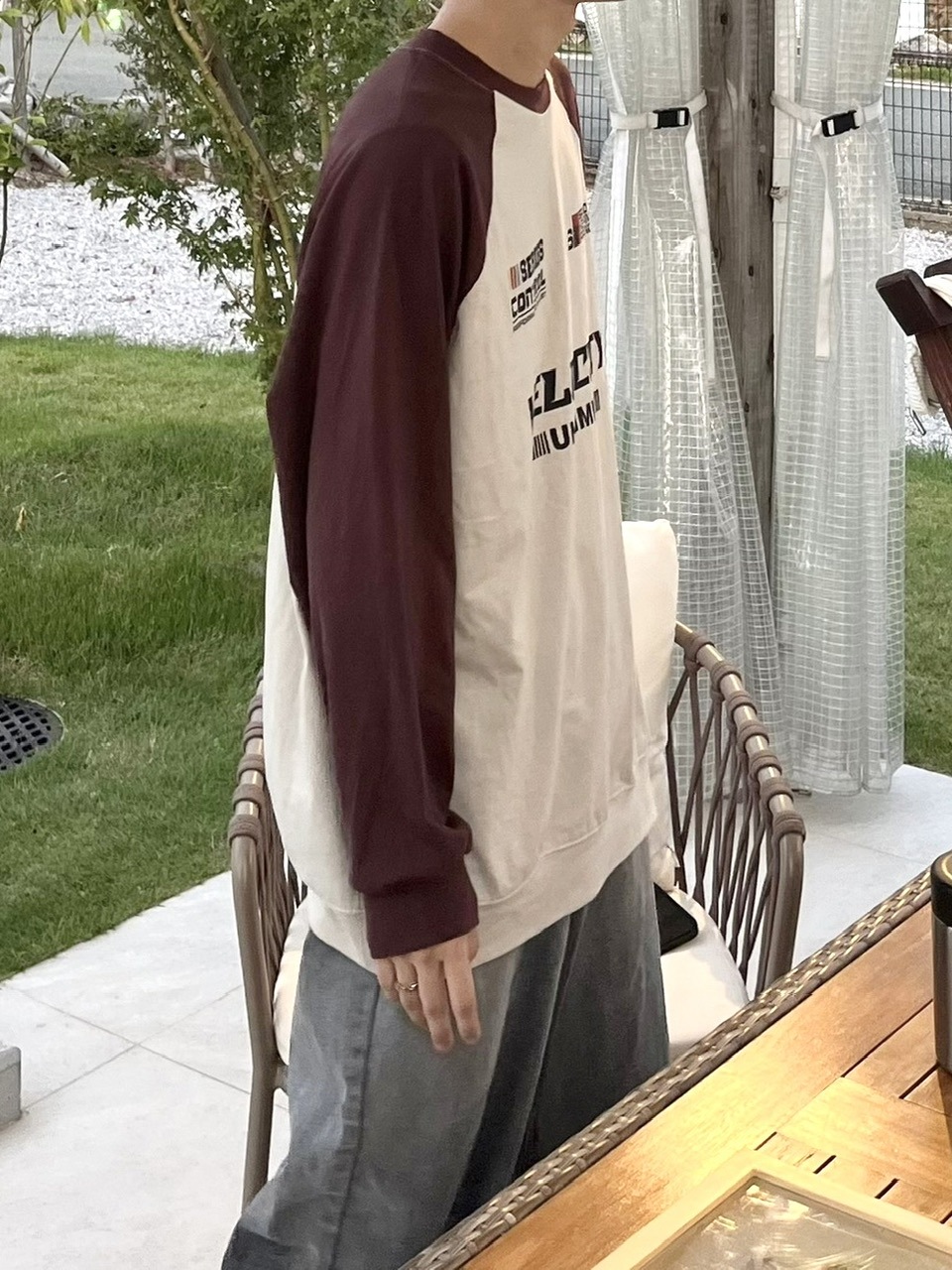 受注制【youll】velocity raglan long sleeve tee (2color) | OUR