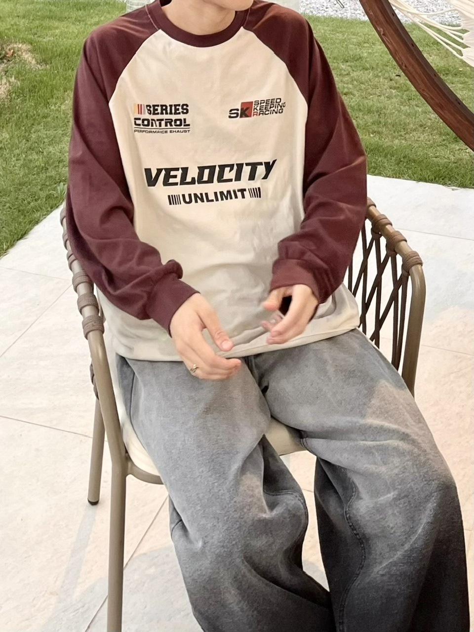 受注制【youll】velocity raglan long sleeve tee (2color) | OUR 