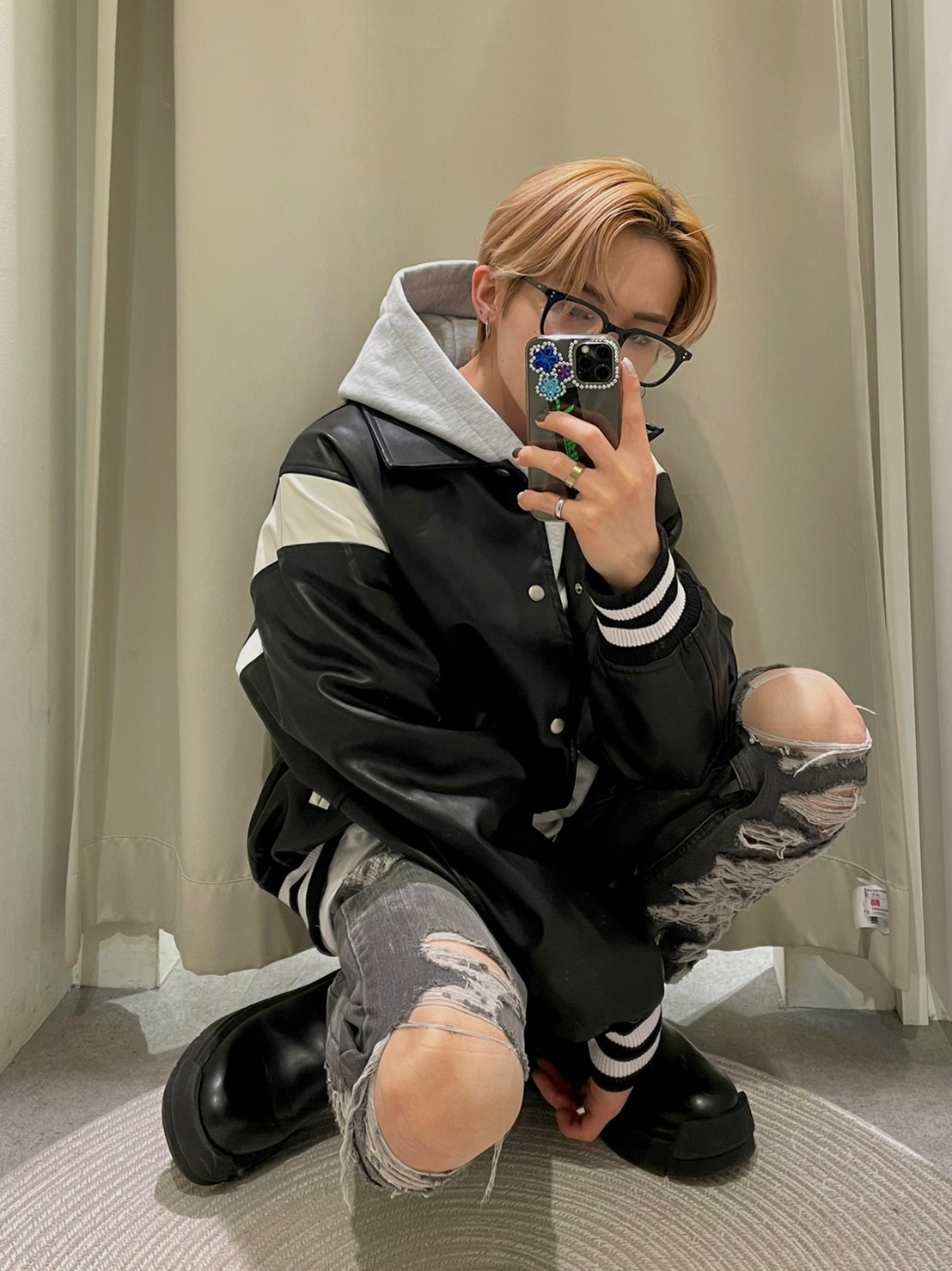 Chikashitsu +】clear sunglasses 4 | OUR BRAND,Chikashitsu +