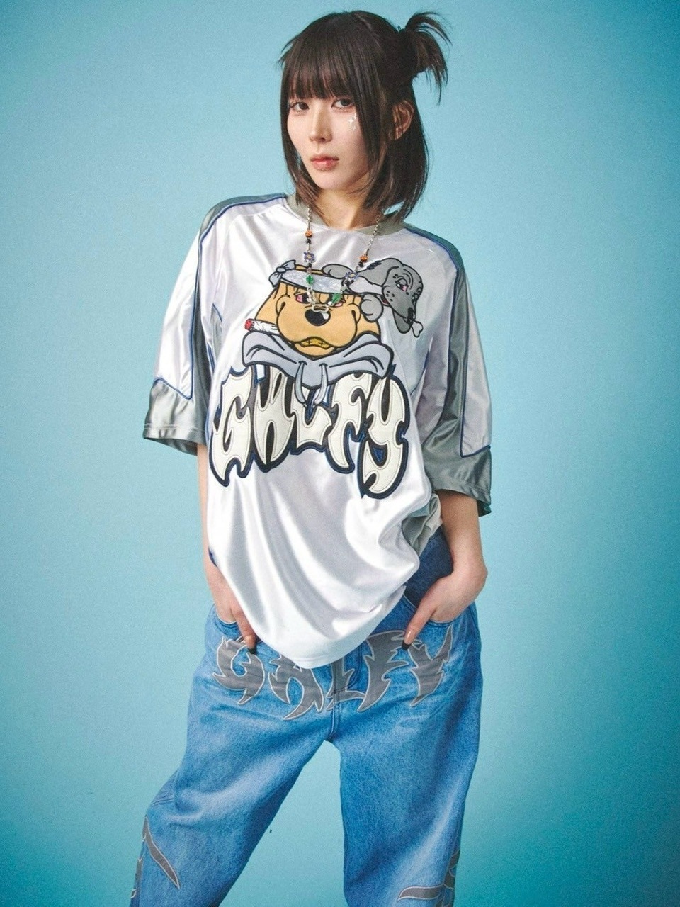 GALFY】病みに争いしサイバーTシャツ | OUR BRAND,GALFY