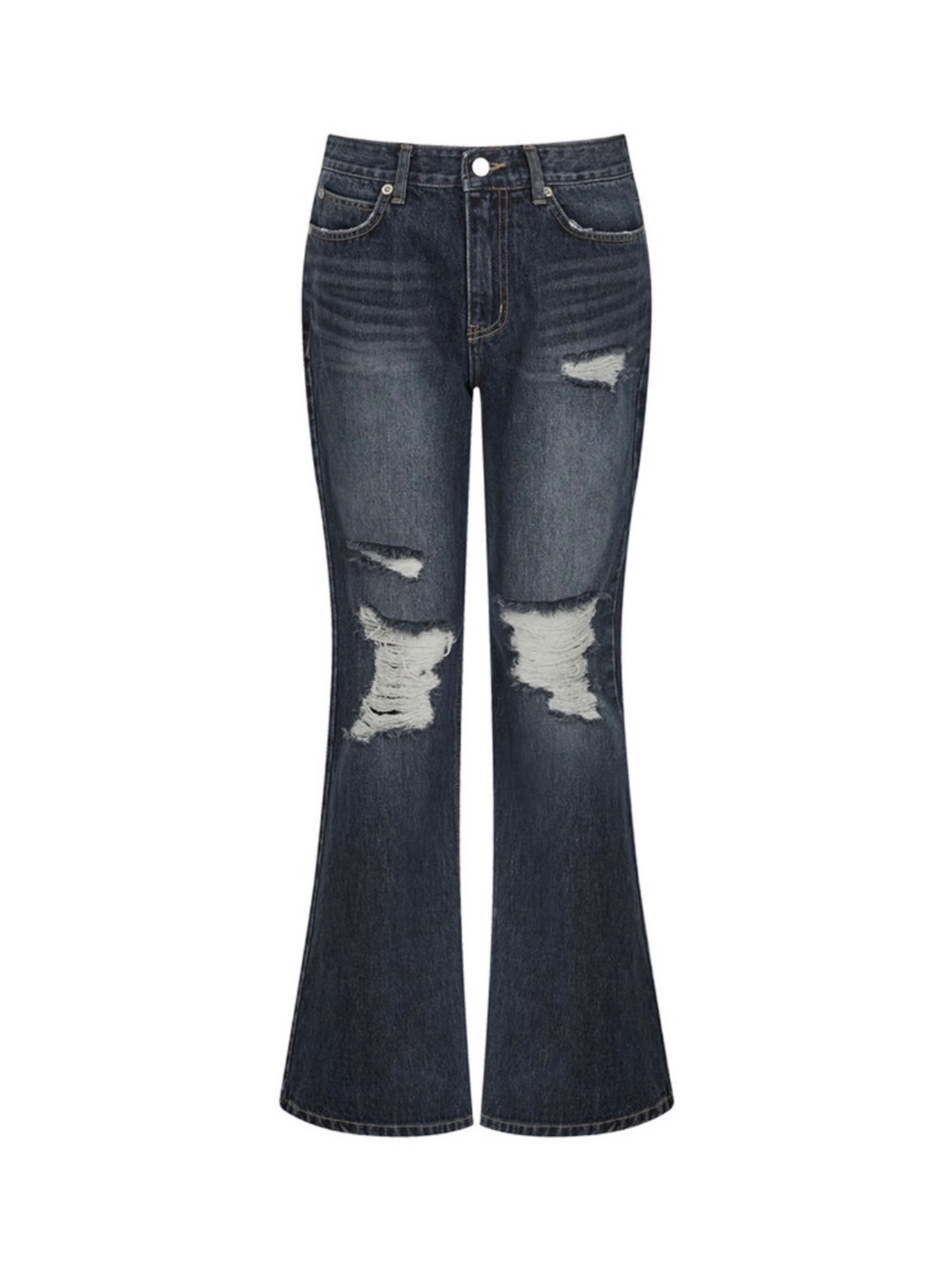 【NOT KNOWING】 Destroyed Flared Jean /追跡付 NOT KNOWING】Destroyed Flared Jean | OUR BRAND,NOT KNOWING