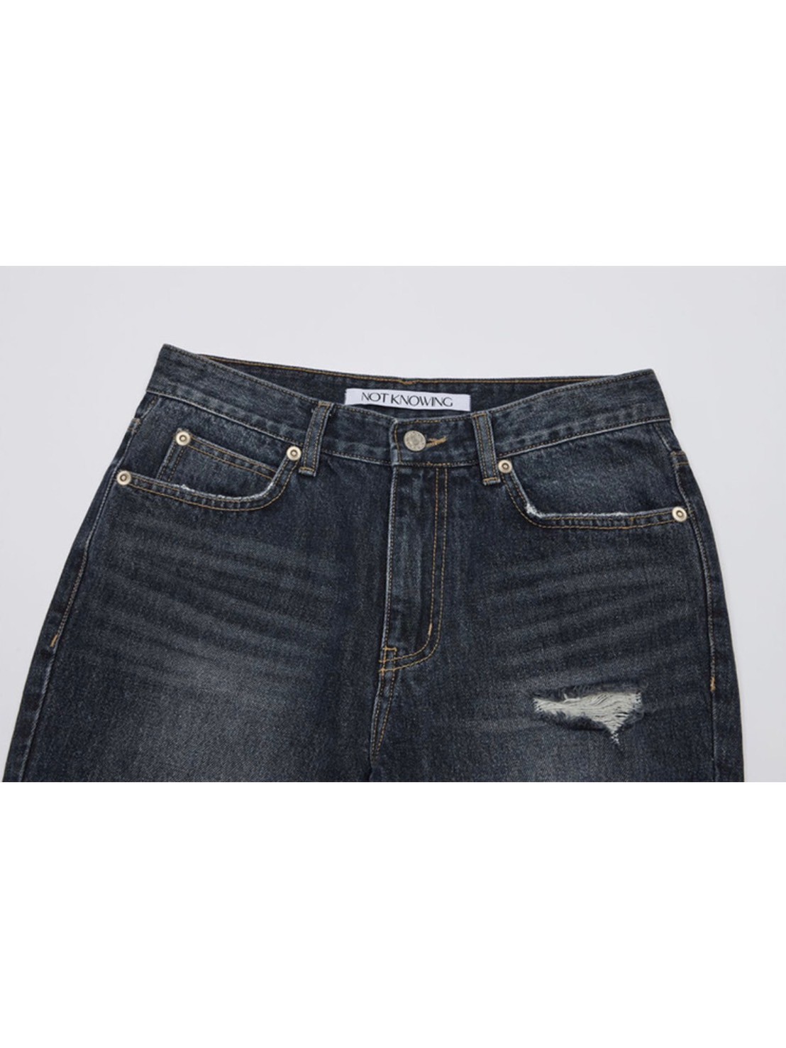 【NOT KNOWING】 Destroyed Flared Jean /追跡付 NOT KNOWING】Destroyed Flared Jean | OUR BRAND,NOT KNOWING