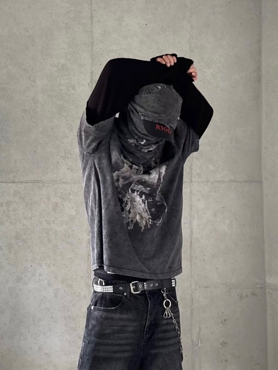 roaringrad】CRUSADER WASHED OVER T-SHIRT / 【ロアリングラド