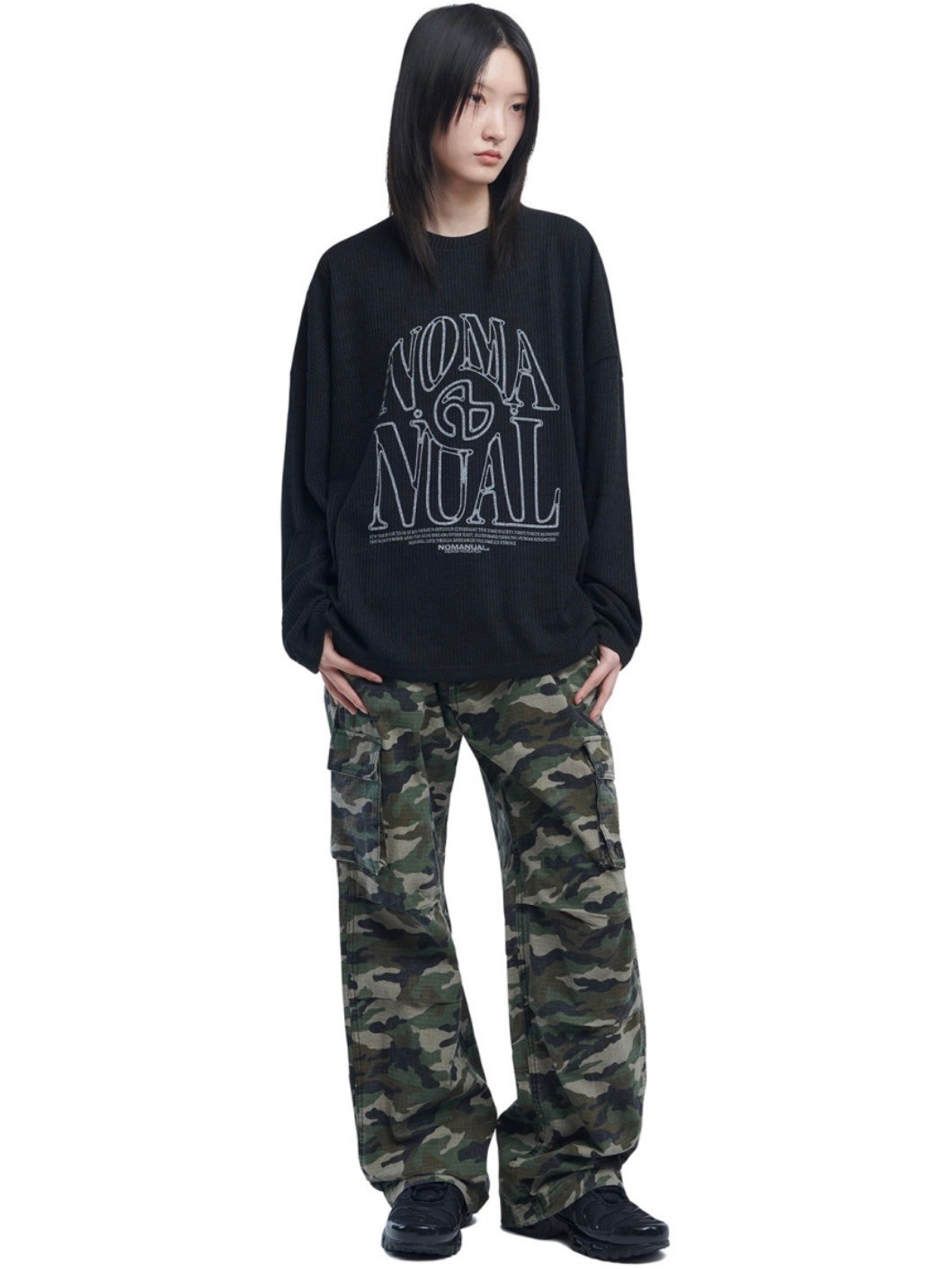 10/11再入荷【NOMANUAL】S.N.A KNIT LONG SLEEVE