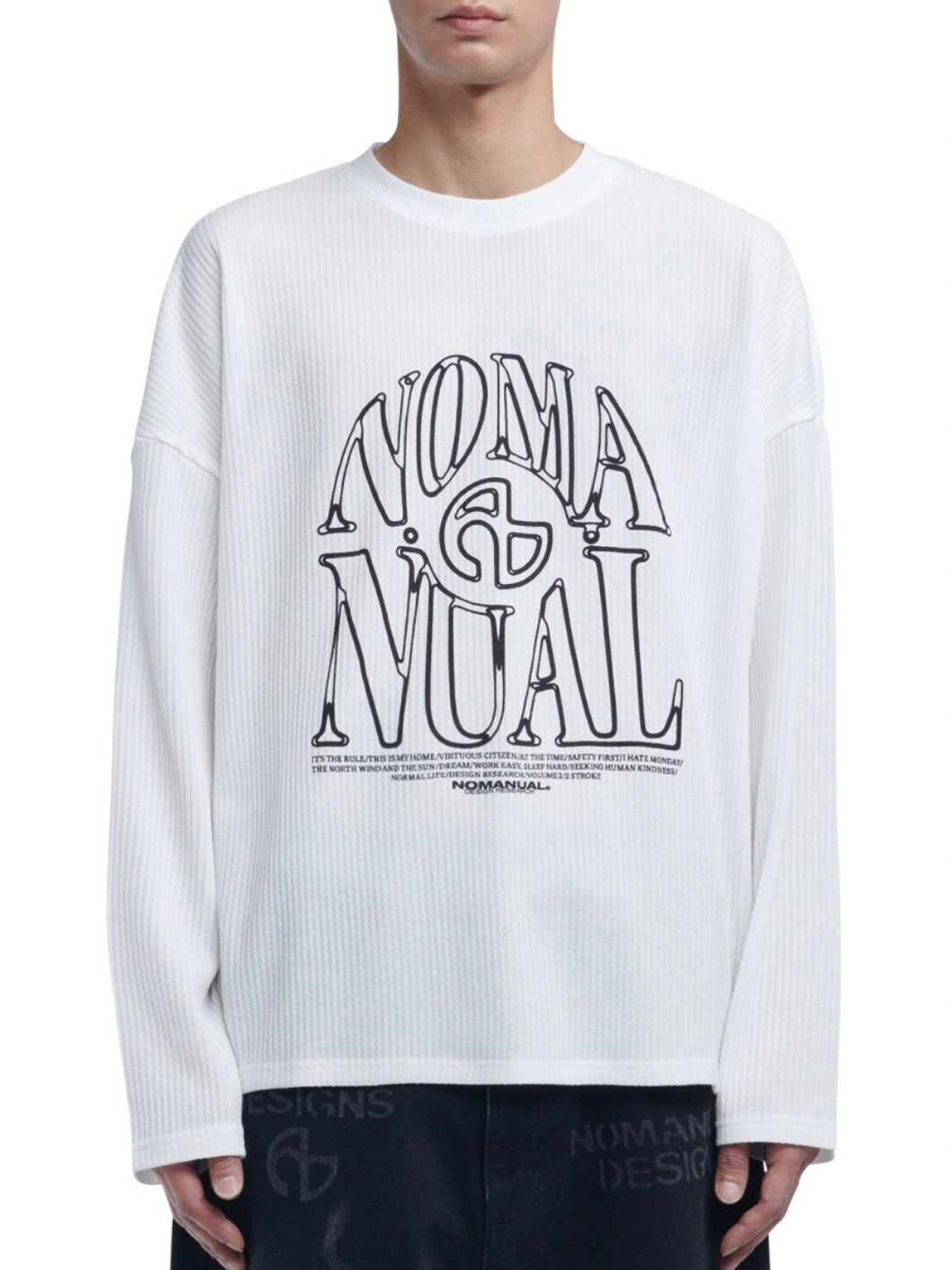 10/11再入荷【NOMANUAL】S.N.A KNIT LONG SLEEVE
