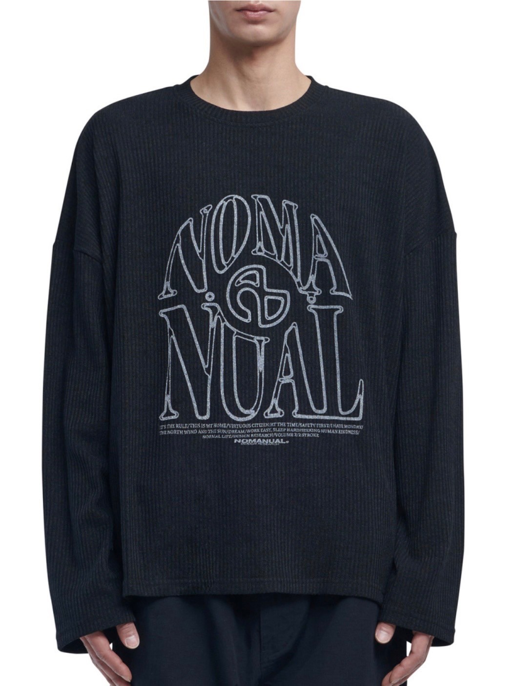 【NOMANUAL】S.N.A KNIT LONG SLEEVE