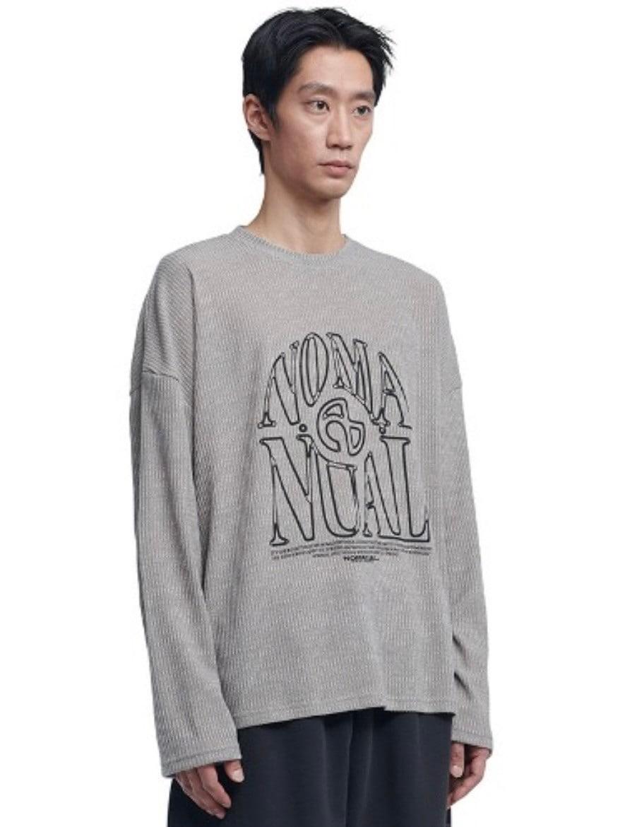 10/11再入荷【NOMANUAL】S.N.A KNIT LONG SLEEVE