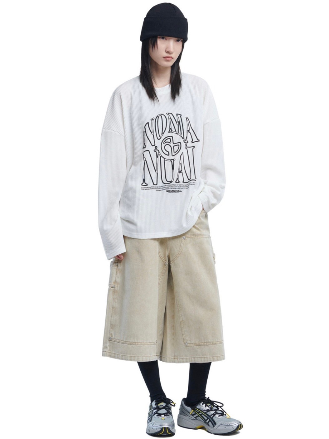 【NOMANUAL】 S.N.A KNIT LONG SLEEVE 3色 ★韓国の大人気★ 再入荷【NOMANUAL】S.N.A KNIT LONG SLEEVE | OUR BRAND