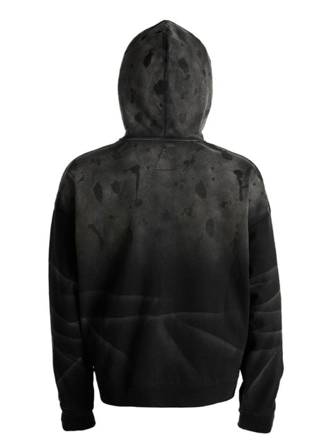 【The Boy Has No Patience】ECLIPSE OF BLOOD MOON RAIN STAINED HOODIE