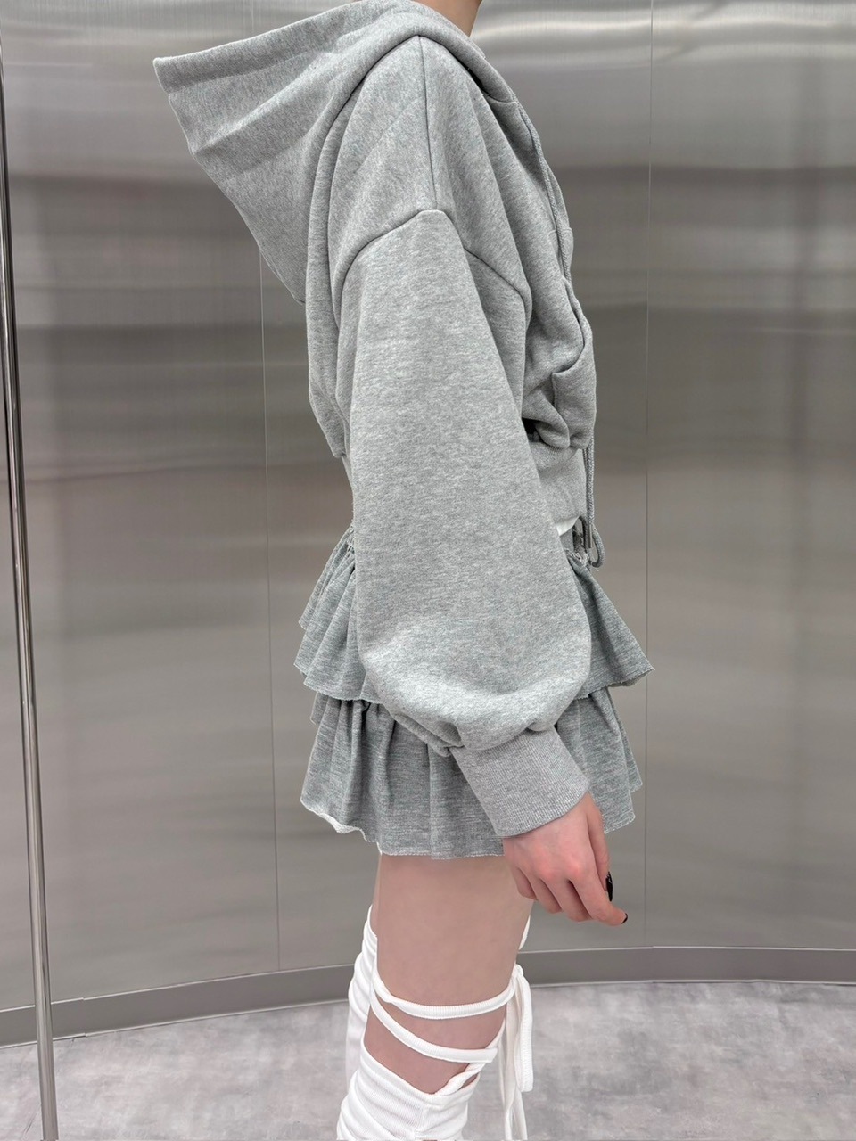 受注制【nmtc +】crop zip up hoodie (3color) | OUR BRAND,nmtc +