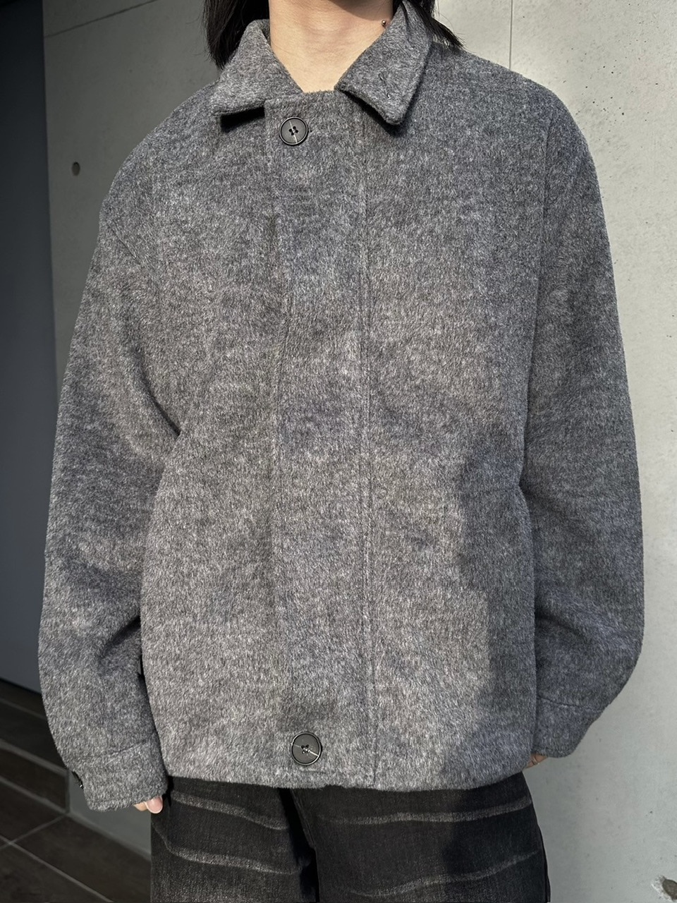 ジャケット・アウター Luv 受注制【LUV CODE】leather hooded jacket | OUR BRAND,LUV CODE