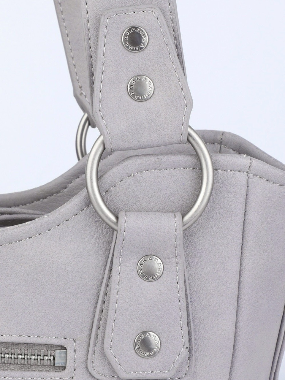 6/2再入荷【IUGAMAKARAS】Laced Ribbon Leather Shoulder Bag