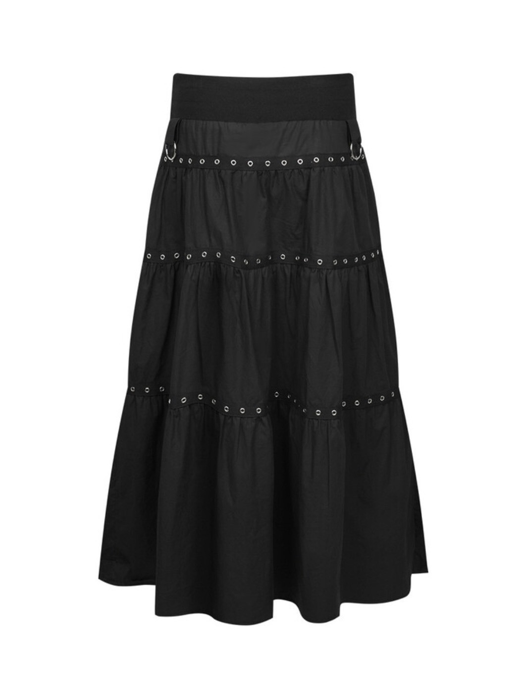 【NOT KNOWING】 Tiered Eyelet Maxi Skirt /追跡付 NOT KNOWING】Tiered Eyelet Maxi Skirt | OUR BRAND,NOT