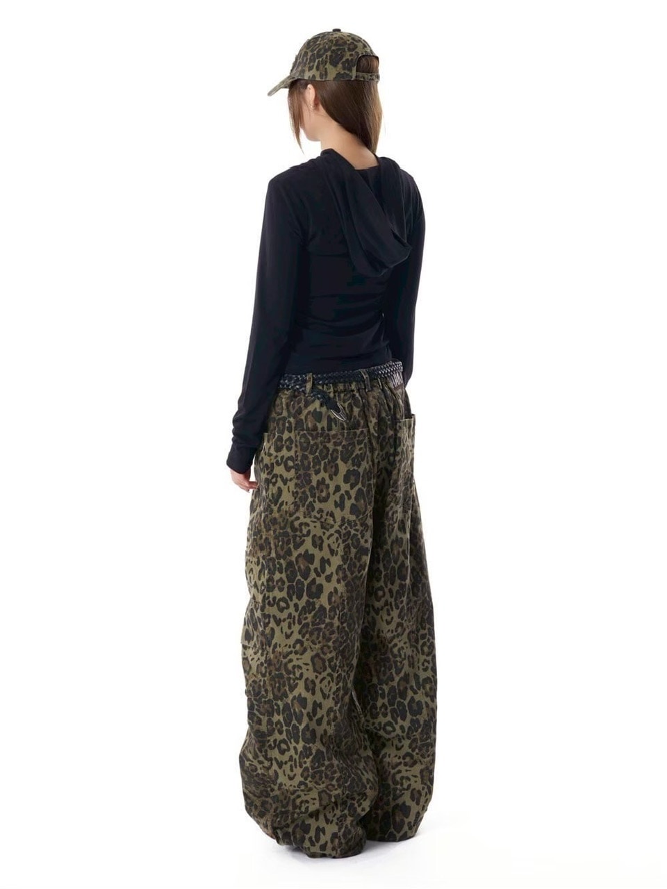 AAKAM】Studded CROS2 Hooded Long Sleeve | OUR BRAND,AAKAM