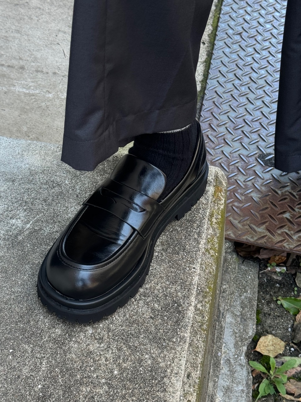 chikashitsu + 靴 Chikashitsu+ スリッポン 「Chikashitsu +」volume sole clog