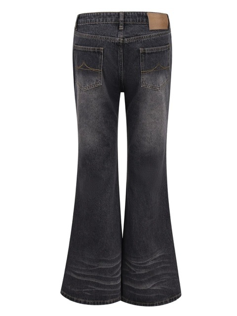 ARISEISM デニムパンツ フレアジーンズ ウォッシュド ローライズ ARISEISM】Washed Flare Jeans | OUR BRAND,ARISEISM | PRESSING