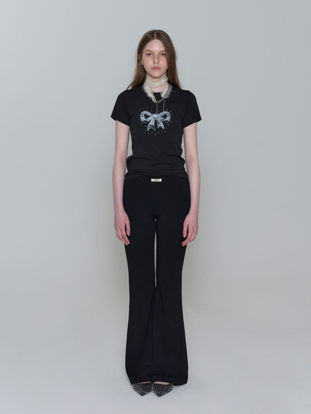 ★24-25FW新作★ROCKCAKE★Hotfix Ribbon Top ROCK CAKE】Hotfix Ribbon Top | OUR BRAND,ROCK CAKE