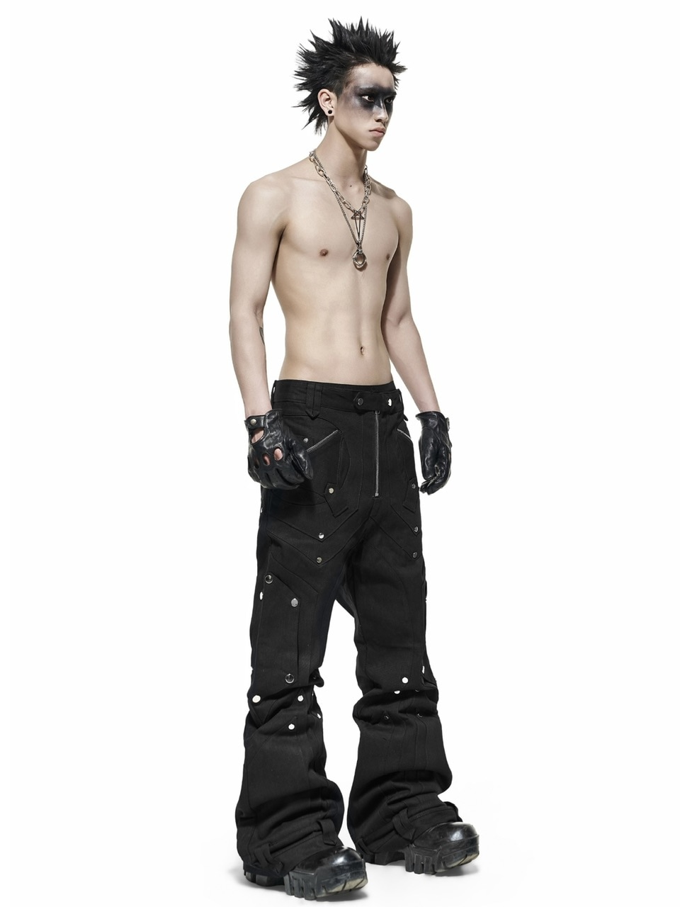 RICH】Dark Knight Flare Pants | OUR BRAND,RICH | PRESSING WEB SHOP