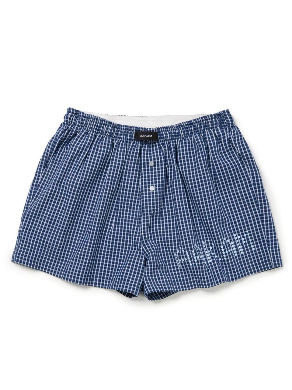 【AAKAM】Check Boxer