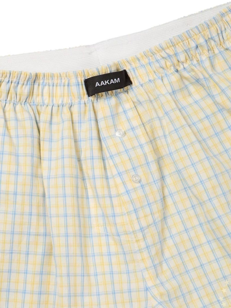 【AAKAM】Check Boxer