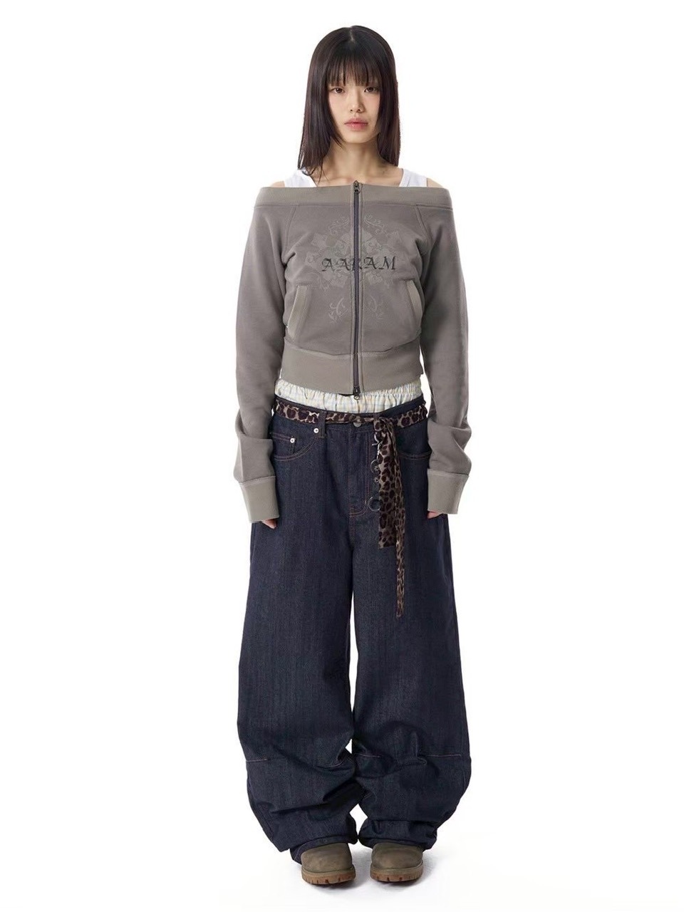 【AAKAM】Check Boxer