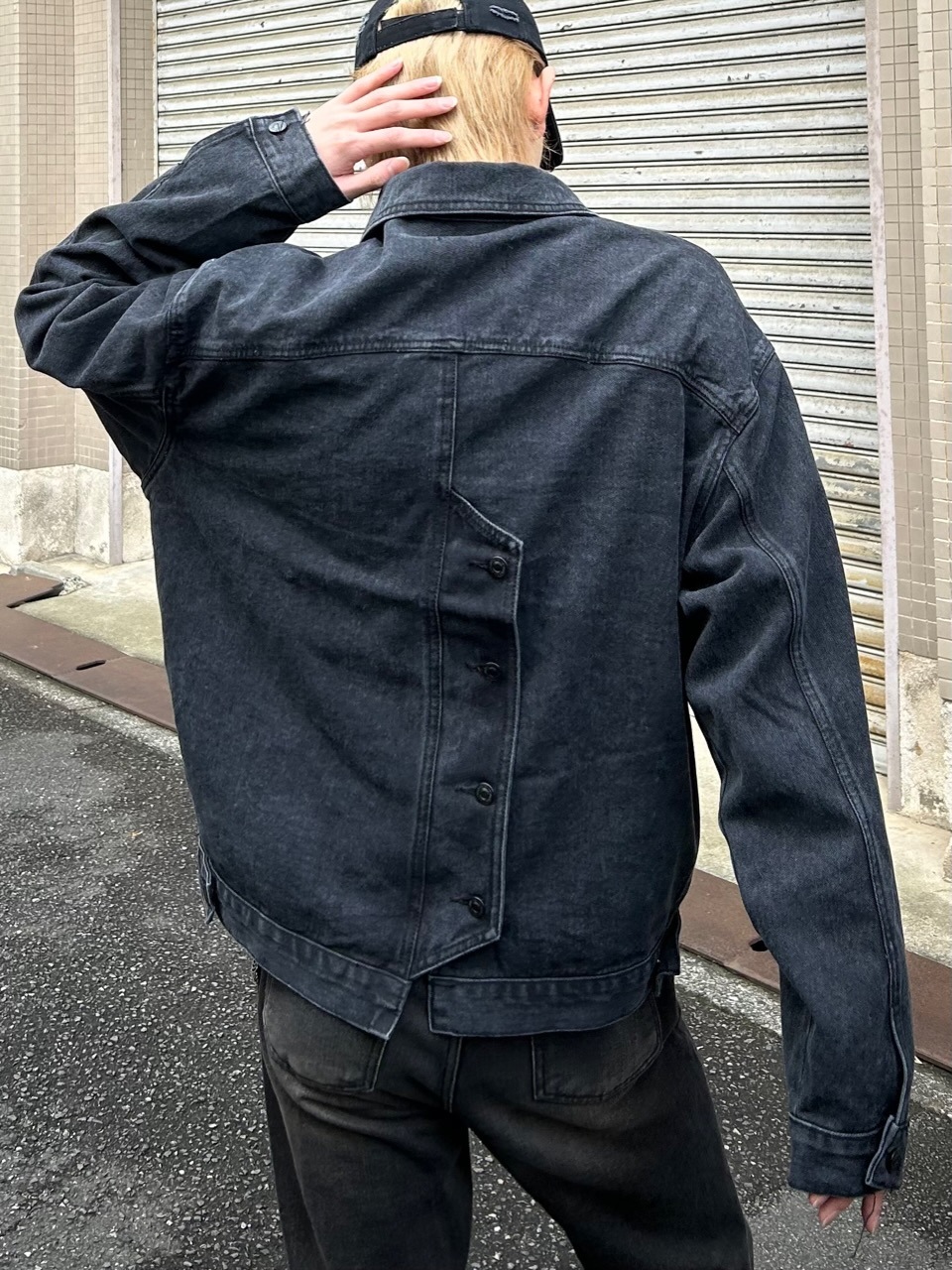 好評 大阪店WEB限定受注制【Chikashitsu jacket denim design +】back ジャケット・アウター