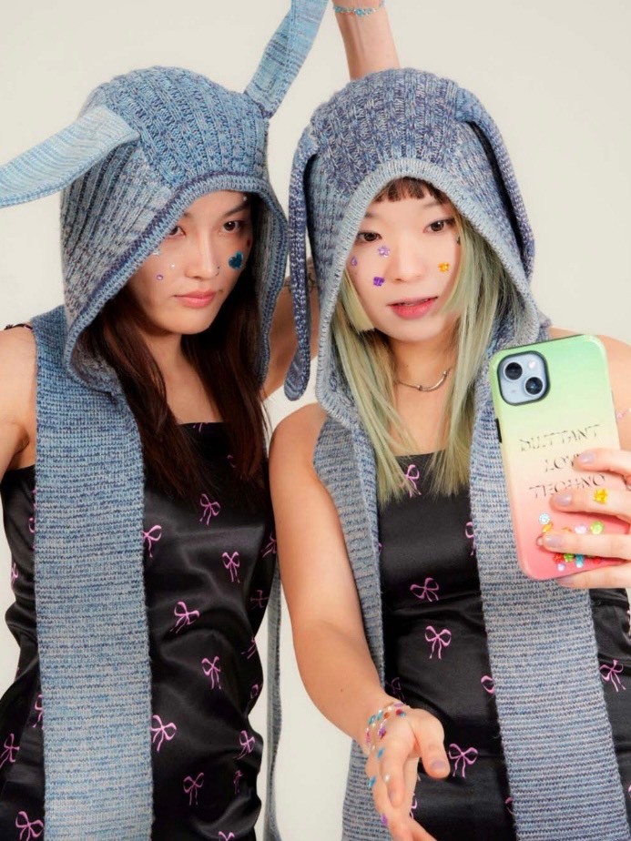 DILETTANTISME バラクラバ うさ耳 ニット帽 ビーニー DILETTANTISME】RABBIT EAR BALACLAVA MUFFLER | OUR BRAND