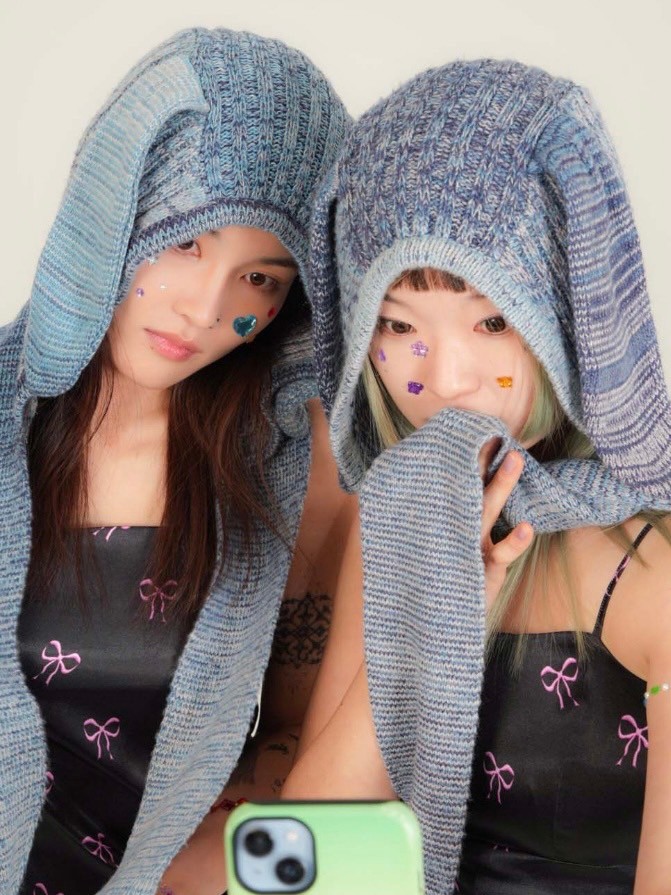 【DILETTANTISME】RABBIT EAR BALACLAVA MUFFLER