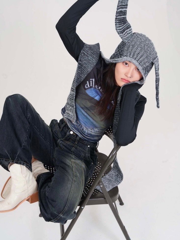 DILETTANTISME】RABBIT EAR BALACLAVA MUFFLER | OUR BRAND