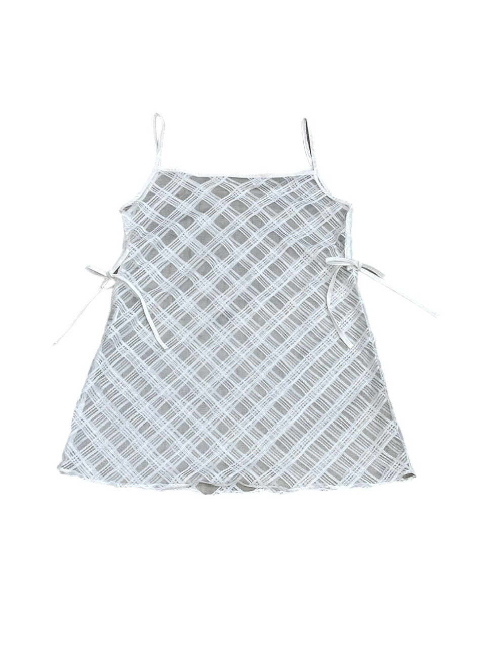 ワンピース theredthread layered dress bug check THEREDTHREAD / ザレッドスレッド】S layered dress bug check