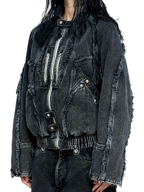 【The Boy Has No Patience】DISCIPLE BIKER DENIM JACKET