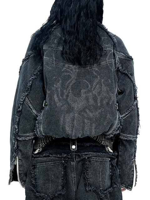 【The Boy Has No Patience】DISCIPLE BIKER DENIM JACKET
