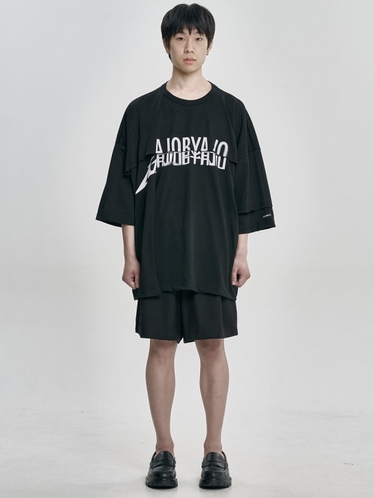 4/18再入荷【AJOBYAJO】Tri Logo Mixed T-Shirt | OUR BRAND