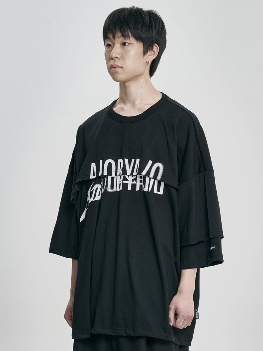 【AJO AJOBYAJO】25SS★ S=D Layered T-Shirt 4/18再入荷【AJOBYAJO】Tri Logo Mixed T-Shirt | OUR BRAND
