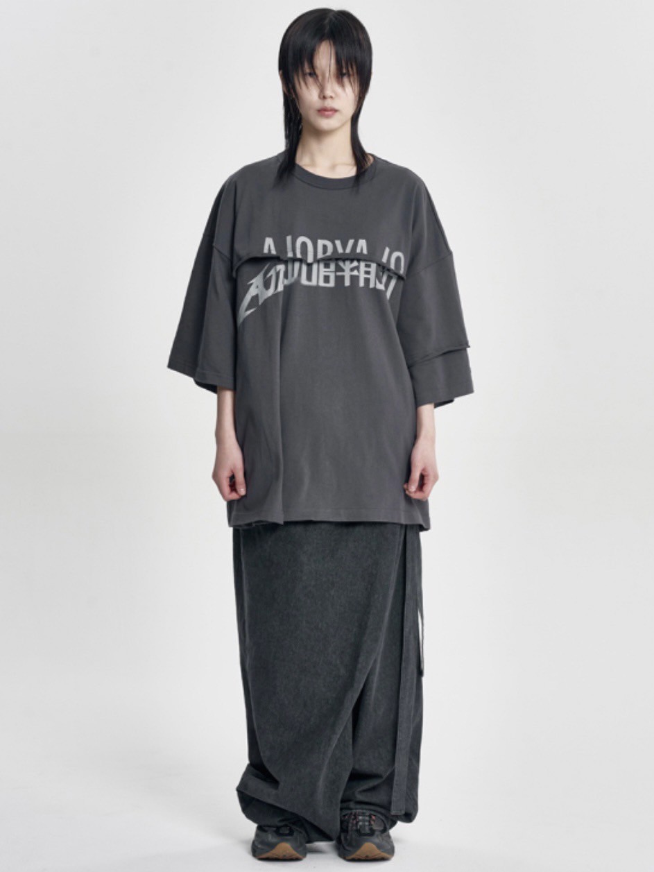 4/18再入荷【AJOBYAJO】Tri Logo Mixed T-Shirt | OUR BRAND