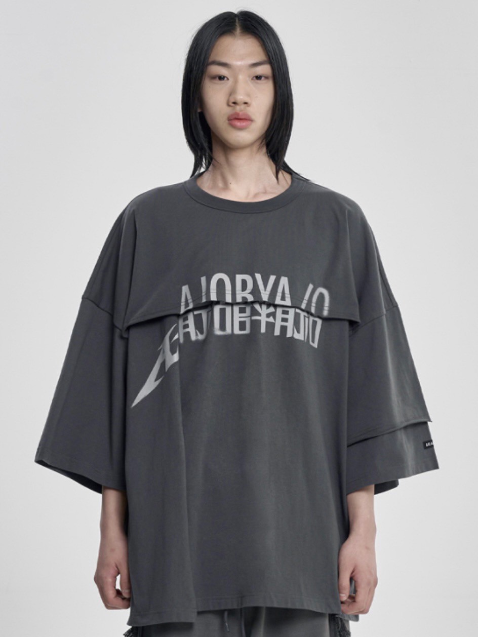 4/18再入荷【AJOBYAJO】Tri Logo Mixed T-Shirt | OUR BRAND