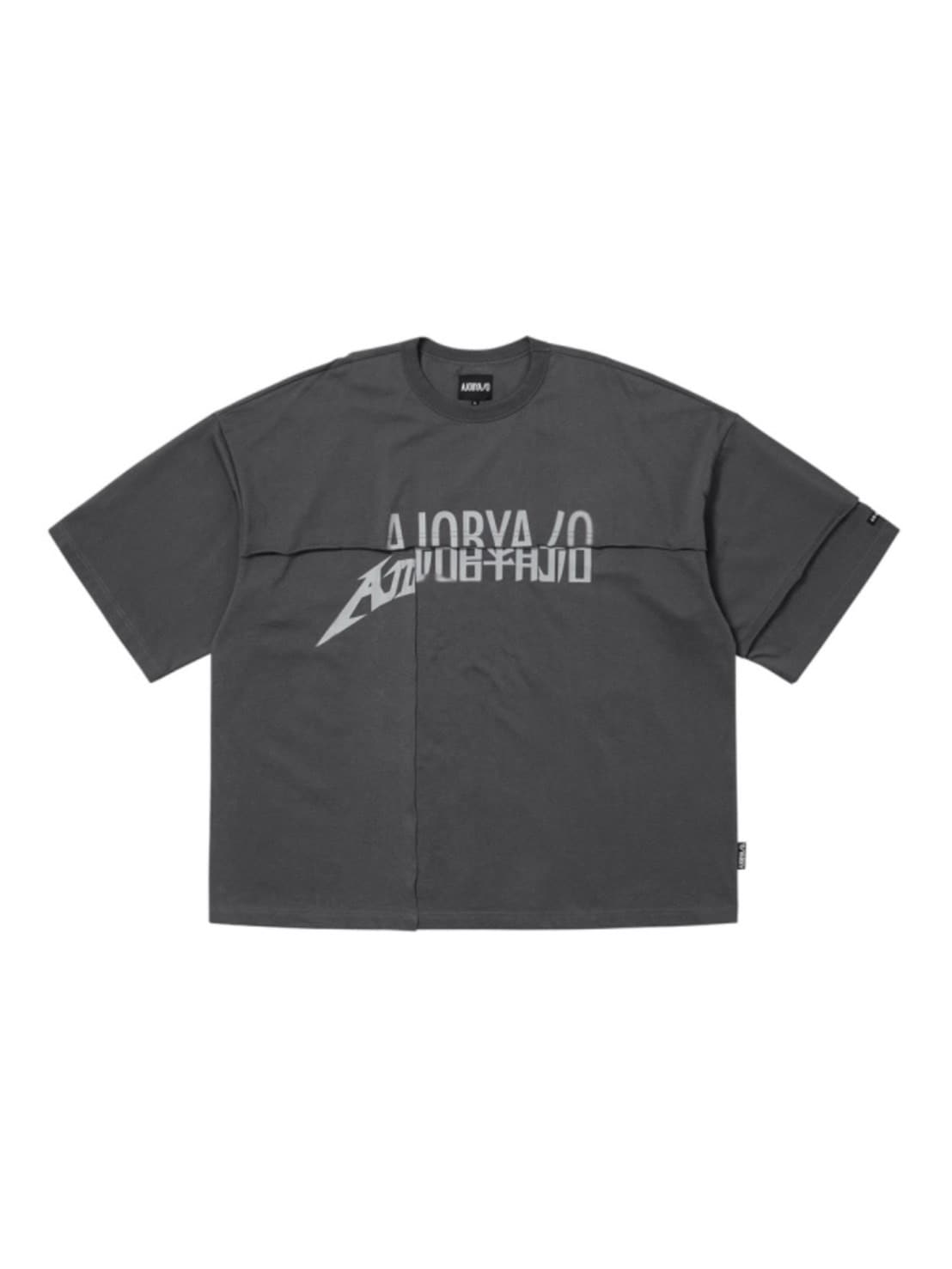 【AJO AJOBYAJO】24FW★ Tri Logo Mixed Washed T-Shirt 4/18再入荷【AJOBYAJO】Tri Logo Mixed T-Shirt | OUR BRAND